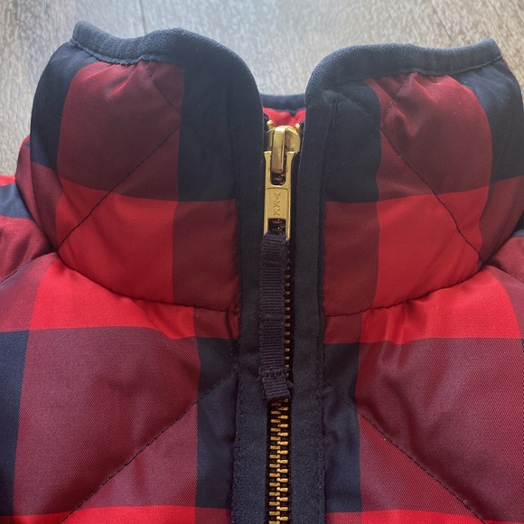 J.Crew Excursion Quilted Puffer Buffalo Check Vest - Picture 3 of 14